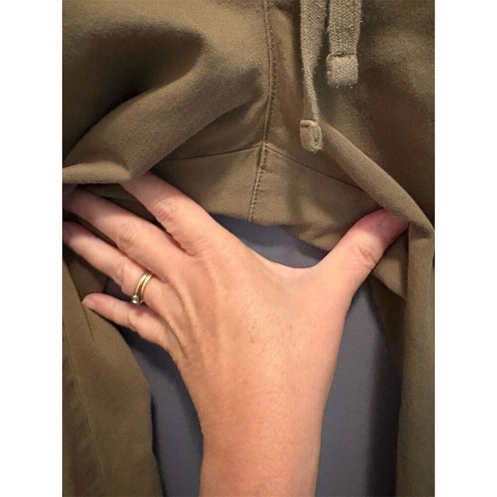 Banana Republic Women's Tapered Pants Medium Army Green Casual Relaxed Fit - Picture 5 of 9